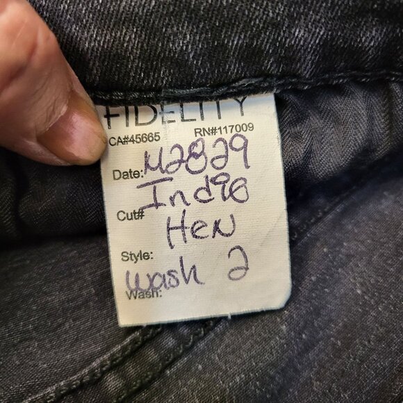 Fidelity Men's Hendrix Denim Indie Skinny Steel Wash Jeans 31x32 NWT $195 - Picture 7 of 14